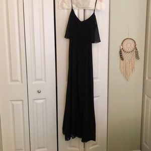Black Bridesmaid Dress